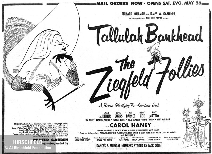 THE ZIEGFELD FOLLIES | Alhirschfeldfoundation.org